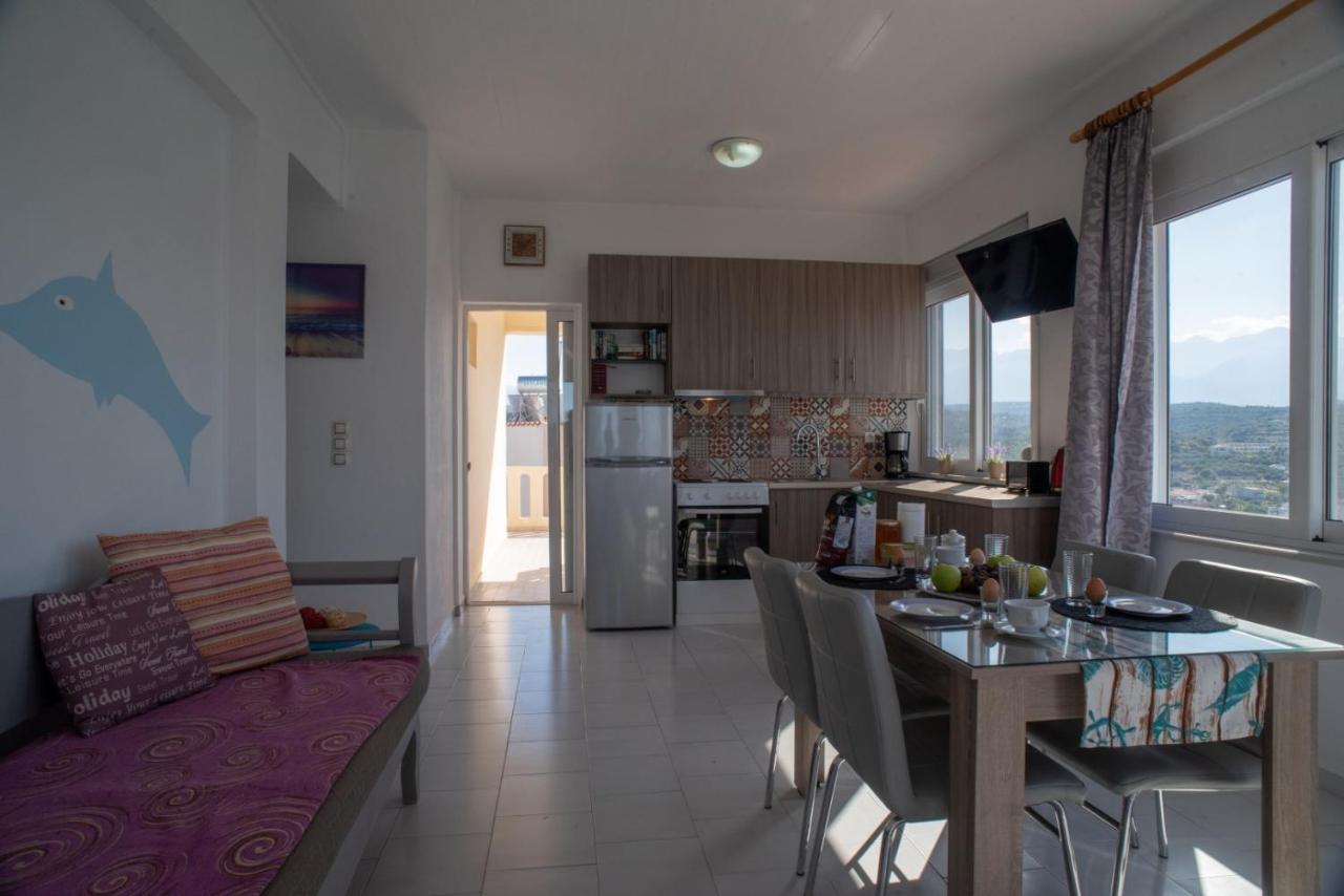 Villa Dina Apartments Almirida Exterior foto